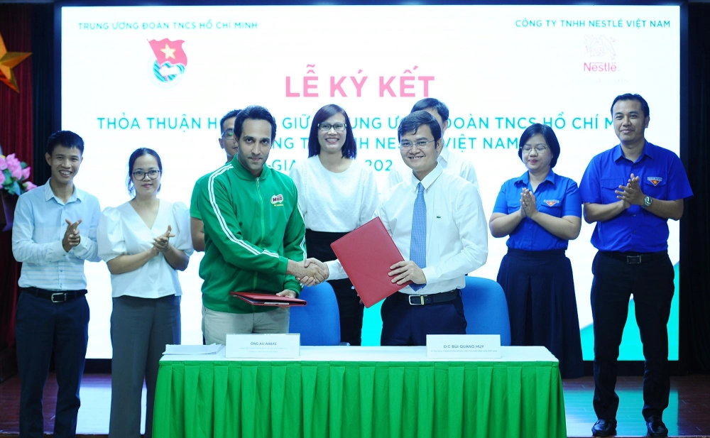 Công ty Nestlé Việt Nam ký hợp tác toàn diện với TƯ Đoàn TNCS HCM giai đoạn 2020-2021